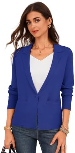 GRACE KARIN Womens Sweater Blazer Jackets Business Casual Work Cardigan