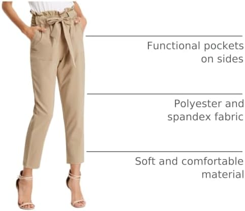 GRACE KARIN Women Work Pants, High Waist Dressy Trousers Business Casual