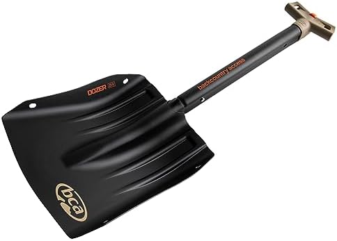 Backcountry Access BCA Dozer Shovel for Snow Avalanche Rescue - 2T-S with Saw (Black/Gray)