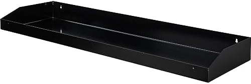 Buyers Products Interior Storage 18X16X96 Inch Black Steel Topsider Truck Box Toolbox Tray, 77 X 13.75 X 2.25/4