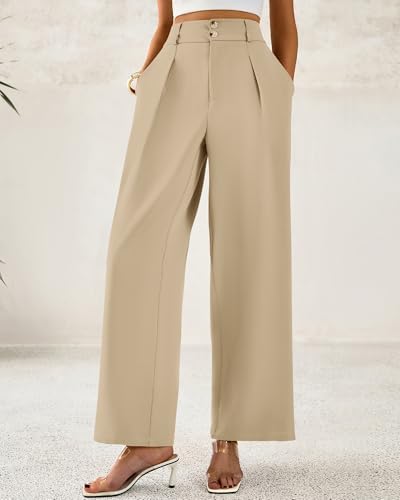 BTFBM Wide Leg Dress Pants Women Business Casual Outfits