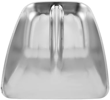 Stainless Steel Snow Shovel Head Replacement Heavy Duty Shovel Scoop for Snow Removal Driveway Grain and Feed Handling Outdoor Gardening Tool 15.74 X 12.59 X 3.93 in