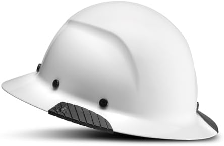LIFT SAFETY Dax Carbon Fiber Full Brim Hard Hat | Safety/Construction Helmet w/ 6 Point Suspension for Comfort & Impact Protection