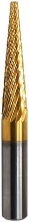 Champion Cutting Tool SM3 Double Cut TiN Coated Carbide Bur
