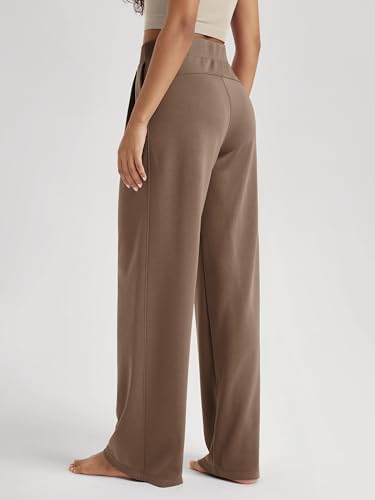 ODODOS Modal Soft Wide Leg Pants for Women High Waist Casual Relaxed Pants with Pockets-27/29"/ 31" Inseam