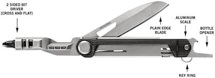 Gerber Armbar Slim Drive 4-in-1 EDC Multitool Pocket Knife, 2.5" Blade,Onyx