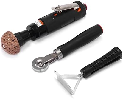 Pneumatic Tire Buffer Full Kit, Air Tire Grinder with Tire Patch Roller and Tire Scraper