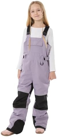 GSOU SNOW Kids Snow Bibs Boys Girls Ski Snowboard Pants (3-16Years)