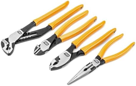 GEARWRENCH 4 Piece Dipped Mixed Material Plier Set - 82203-06