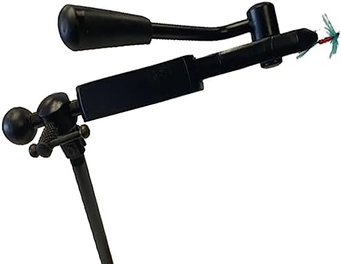 Black Crown Lever Action Fly Tying Vise with Base