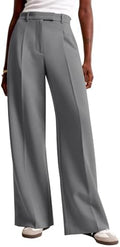 NIMIN Women Wide Leg Work Pants High Waisted Dress Trousers with Pockets