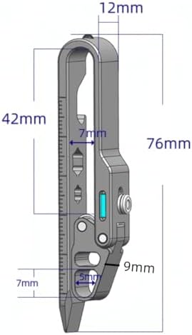 BANG TI Mortise Lock Design Belt Key Clip For Key rings (Patented)