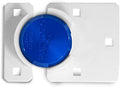PACLOCK's UCS-7A/775 Hasp and Puck Combo Kit, High Performance 6-Pin Cylinder, One Lock Keyed to a Number U-Pick! w/ 2 Keys, Blue Anod. Puck, Double Coated White Hasp