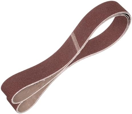 HARFINGTON 2 x 82 Inch Sanding Belts, 5 Pcs 60 Grits Aluminum Oxide