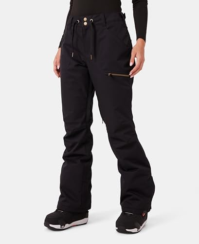Roxy Women's Nadia Ski Pant – 10K Waterproof, Insulated, PFAS-Free, Adjustable Waist & Snow Gaiters