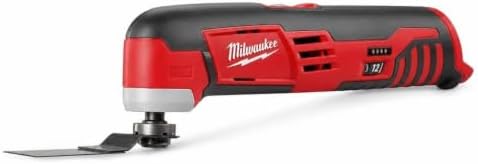 Milwaukee 2426-20 M12 12 Volt Redlithium Ion 20,000 OPM Variable Speed Cordless Multi Tool with Multi-Use Blade, Sanding Pad, and Multi-Grit Papers (Battery Not Included, Power Only)