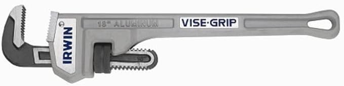 IRWIN VISE-GRIP Tools Cast Aluminum Pipe Wrench, 2-1/2-Inch Jaw Capacity, 18-Inch (2074118)