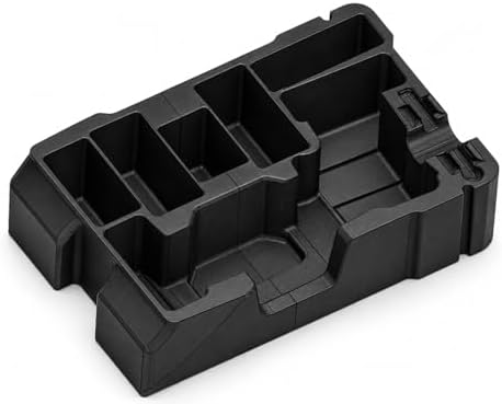Packout Insert Organizer compatible with Milwaukee M12 FUEL Detail Sander 2531-20, Custom Tool Tray for PACKOUT Case 48-22-8435, 5-Compartment