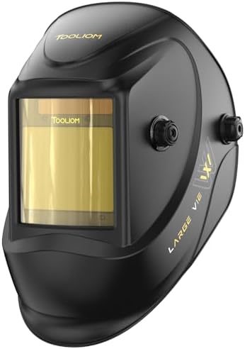 TOOLIOM True Color Auto Darkening Welding Helmet with Large View