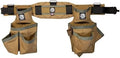 Occidental Leather Badger Carpenter Set - Medium, Sawdust Sage - 27 Pockets & Tool Holders - Made in USA