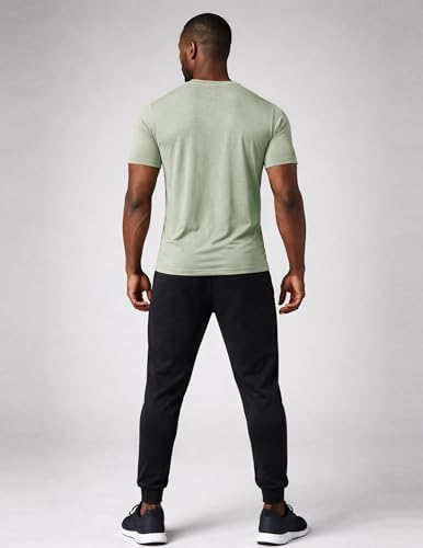 Liberty Imports 5 Pack Men's Active Quick Dry Crew Neck T Shirts