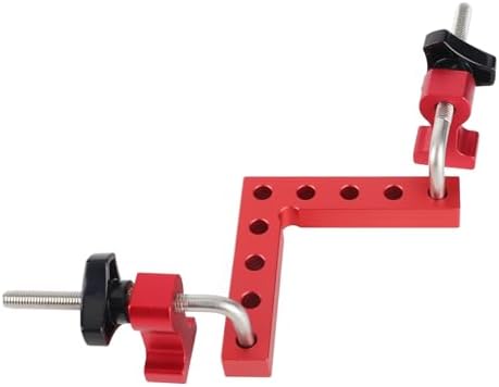 Durable 90° Placement Square Woodworking Mount for Accurate Right Angle Measurement for Boxes, Photo Frames, Aluminum Alloy (100mm)
