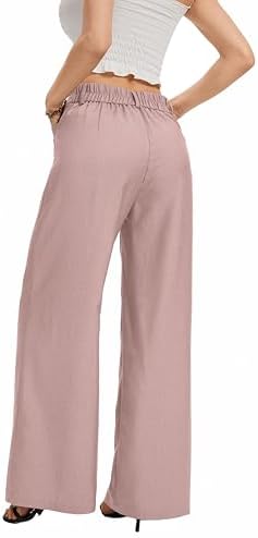 FUNYYZO Wide Leg Dress Pants for Women Work Slacks Business Casual Outfits