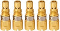 5-PK Gas Diffuser D-M100 Compatible with Miller Multimatic 215,220 Millermatic 141,142,211 MIG GUN AccuLock MDX100 consumables