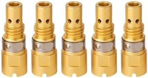 5-PK Gas Diffuser D-M100 Compatible with Miller Multimatic 215,220 Millermatic 141,142,211 MIG GUN AccuLock MDX100 consumables