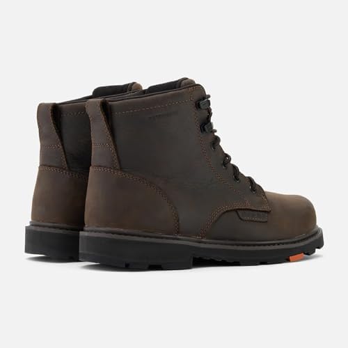BRUNT Sullivan (Comp Toe) - 6" Waterproof Composite Toe Work Boot - EH Rated - Slip + Oil Resistant - Heat-Resistant Sole - 90-Degree Heel - Adjustable