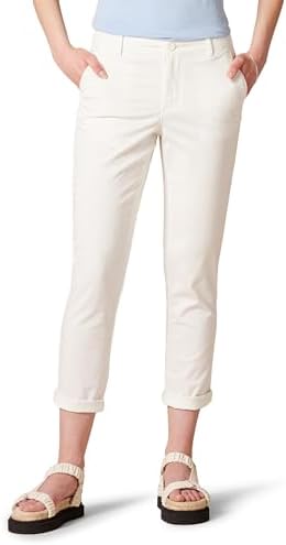 Amazon Essentials Women's Mid-Rise Slim-Fit Stretch Cropped Capri Pants (Available in Plus Size)