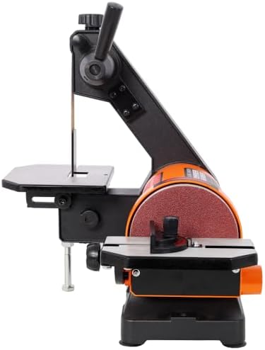 Benchtop Belt Disc Sander, 1 x 30 in Belt, 5 in Disc, Wrench Storage