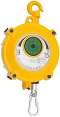 Spring Balancer Retractable Spring Tool Balancer, 1.5m Length Wire Rope 360 ° Rotatable Hook Adjustable Tension Industrial Tool Hanging Holding Equipment (9-15kg/19.84-33.07lbs)