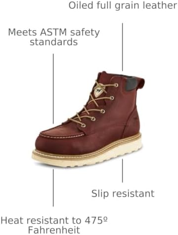 Irish Setter Ashby 6" Mens Soft Toe Work Boot
