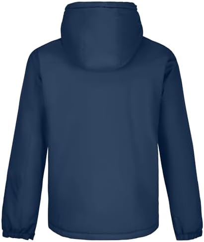 CAMELSPORTS Mens Winter Jacket Waterproof Warm Snow Ski Jackets Faux Fur Fleece Rain Coats with Removable Hood