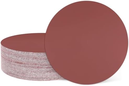 HARFINGTON 30 Pcs 3 Inch Sanding Discs 2000 Grit Red Aluminum Oxide