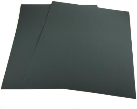 9 Inch X 11 Inch 1200 Grit Waterproof Hand Sanding Sheets, 100 Pack