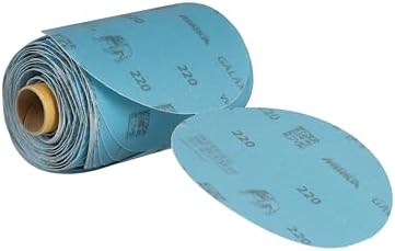 Mirka Galaxy Sandpaper PSA Linkroll 5 inch Grit 220 100 Discs