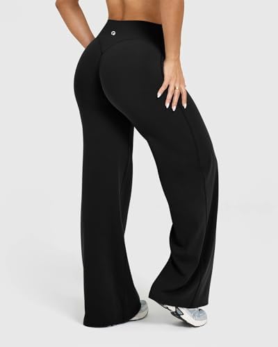 OQQ Yoga Pants Women Casual Soft Straight Leg Bottoms