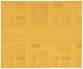 3M Gold Abrasive Sheet 216U, 02541, P320 Grade, 9 in x 11 in, 50 Sheets