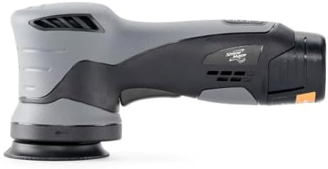 ShineMate EB213 10.8 Volt Cordless Mini Rotary Polisher Kit | Precision Correction for Tight Areas | Brushless Direct Drive Torque | Battery Charger Case Included | 6 Speed 700 to 2500 RPM | 3 Inches