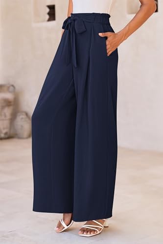 PRETTYGARDEN Women's Palazzo Wide Leg Work Dress Pants