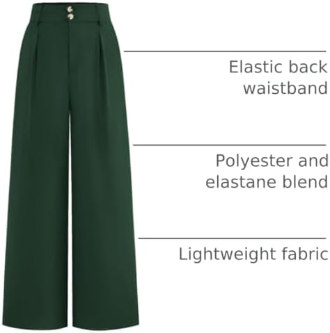 BTFBM Wide Leg Dress Pants Women Business Casual Outfits