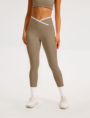 ABOCIW Workout Sets for Women 2 Piece Color Block Strappy Sports Bra High Waist Shorts Gym Yoga Pilates Outfits