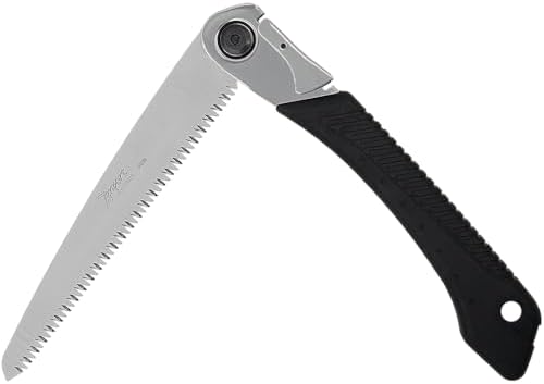 Zenport SF280 Tri-Edge Blade Folding Saw with Steel Handle, 10.5-Inch