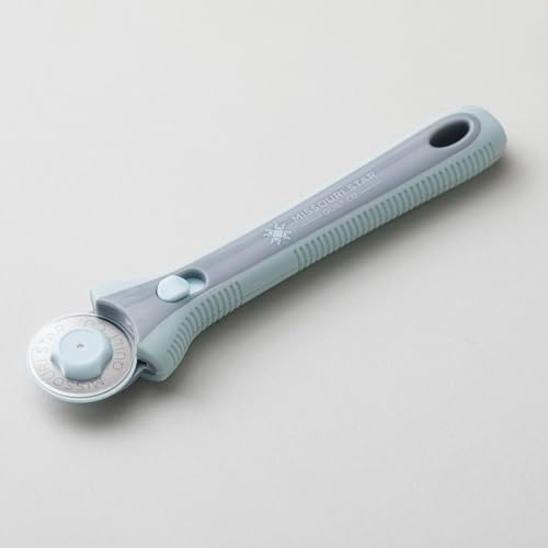 Missouri Star Rotary Cutter, 28mm Blade, Rolling Cutter Tool for Quilt Appliques and Cutting Fabrics, Essential Quilting and Sewing Supplies for DIY Craft Projects
