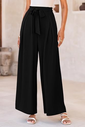 PRETTYGARDEN Women's Palazzo Wide Leg Work Dress Pants