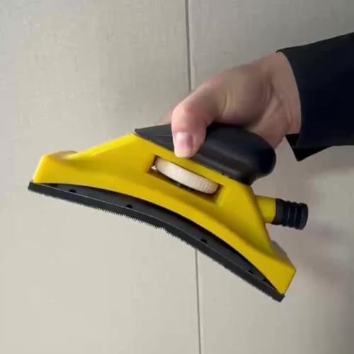 Adjustable Handheld Sanding Block with Dust Extraction Port Ergonomic Grip for Automotive Paint Jobs DIY Projects Wood Metal SurfaceS Preparation 198x100x70mm(198mm)