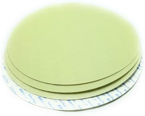 SIGNI Diamond Precision Lapping Microfinishing Film PSA Backing 5 inch (15 Micron, 5 Pack)