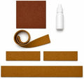 Elk Skin Liner Kit for Pancake Welding Hood, Tan Leather Face Liner, DIY Comfort Upgrade